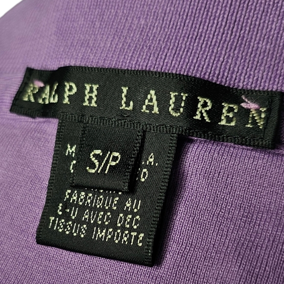 Ralph Lauren Purple Short Sleeve Polo - Picture 4 of 7